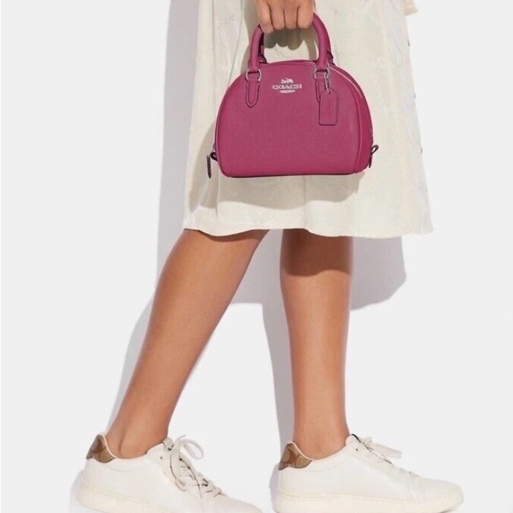 Coach Light Raspberry Sydney Satchel - Picture 6 of 6